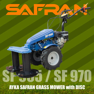 SF 965 / SF 970 AYKA SAFRAN GRASS MOWER with DISC