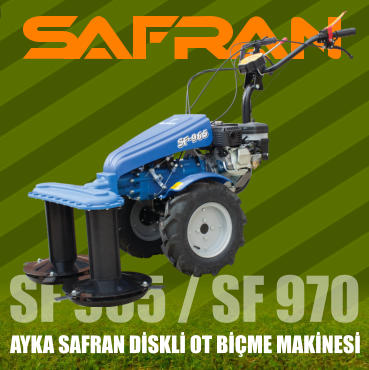 SF 965 / SF 970 AYKA SAFRAN DİSKLİ OT BİÇME MAKİNESİ